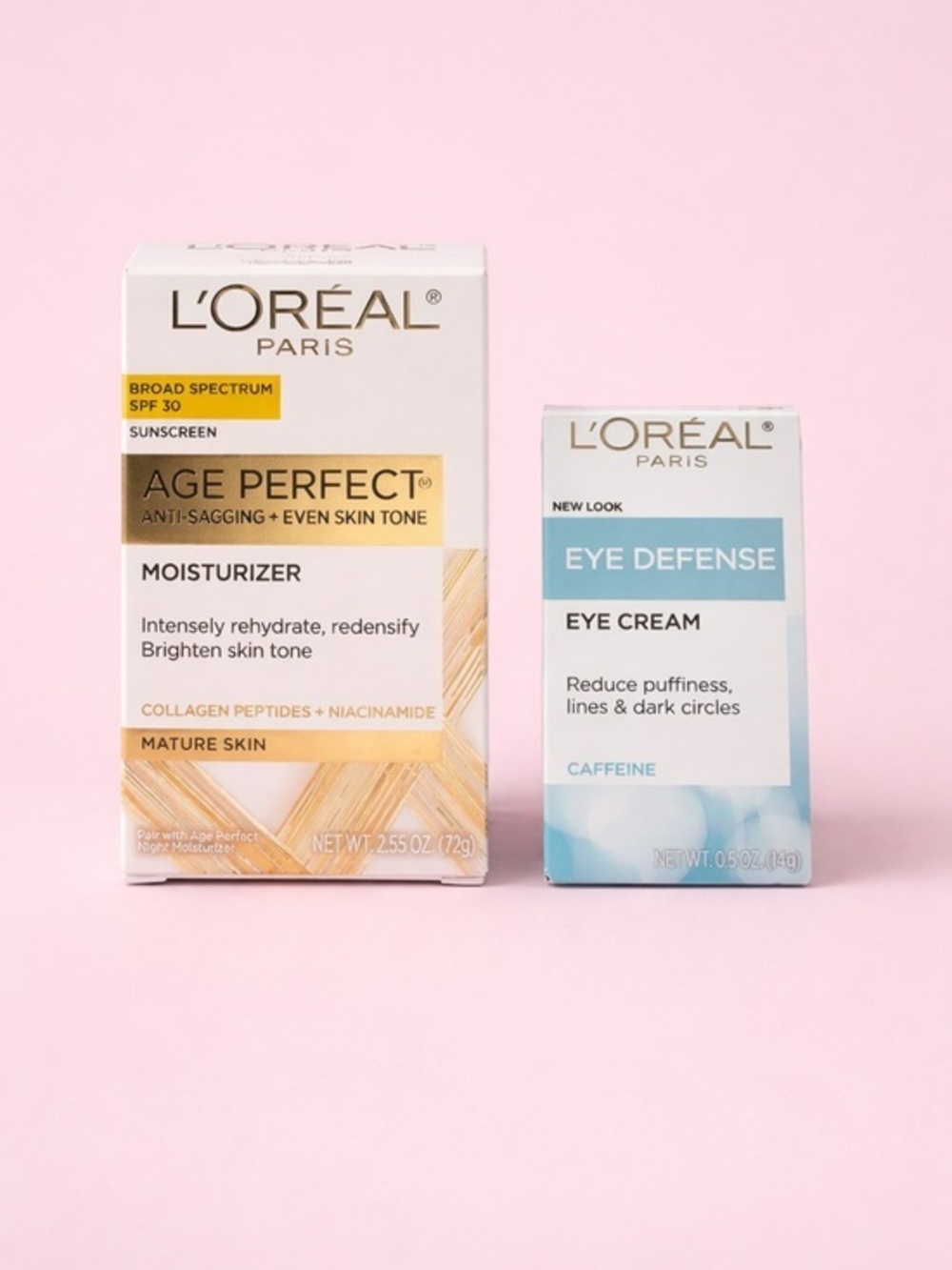 L’Oréal Age Perfect Moisturizer SPF 30 + Eye Defense Eye Cream Bundle 🎀 BNIB